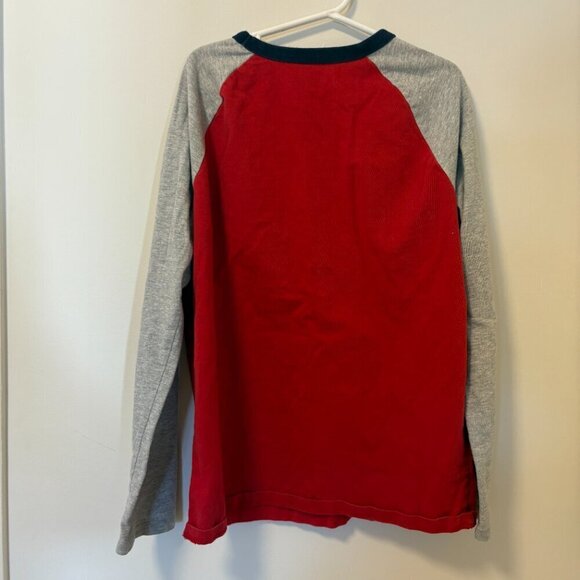 GAP Kids Long Sleeve Shirts Boys Red / Grey Size XL - Picture 4 of 4